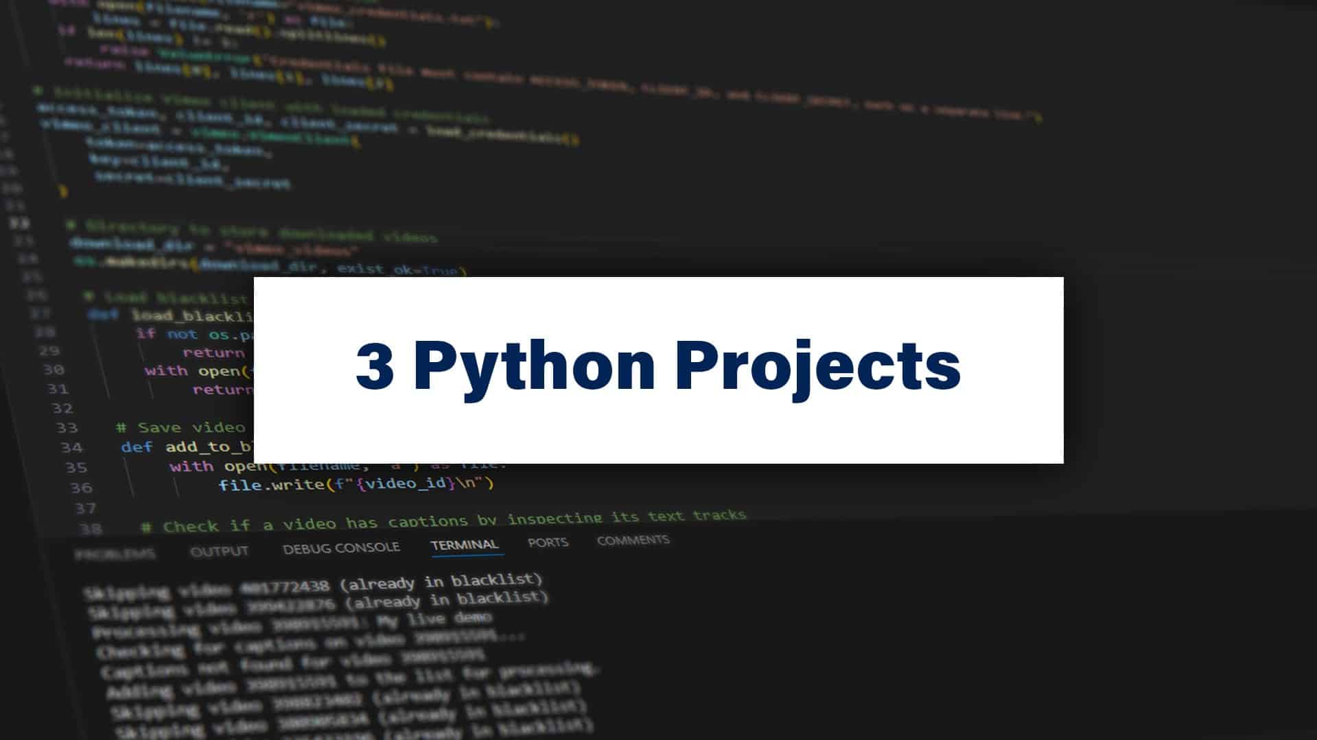 Python Projects to Boost Your Programming Skills Blog | Server Academy